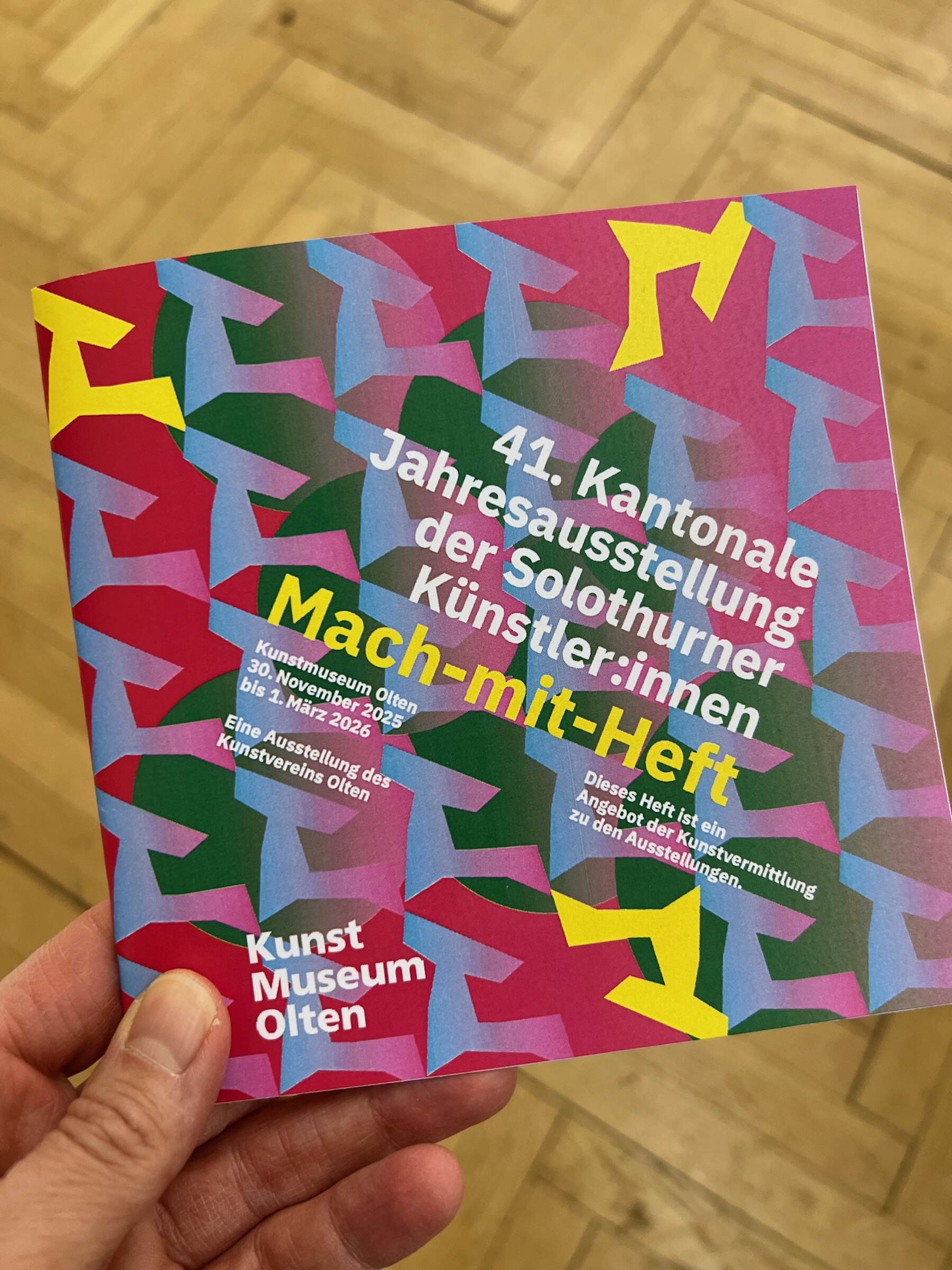 Ausstellungs-Büechli, Foto: Kunstmuseum Olten